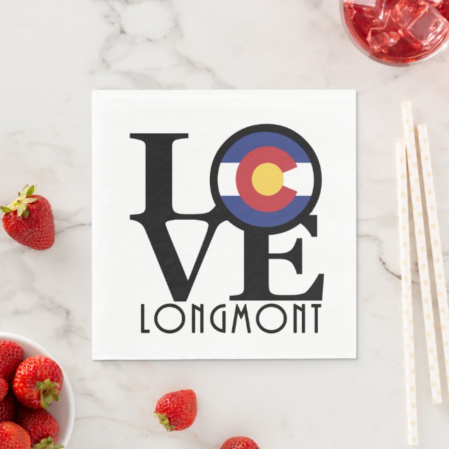 Guardanapo De Papel AMOR Longmont Colorado (Insitu)