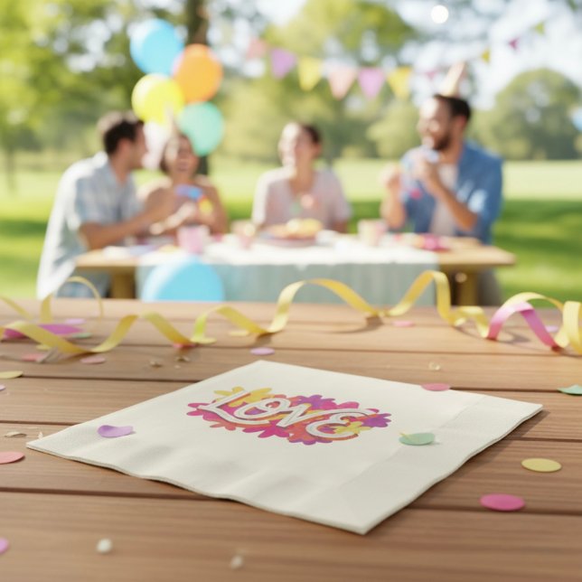 Guardanapo De Papel AMOR Napkins (Criador carregado)