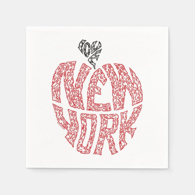 GUARDANAPO DE PAPEL AMOR NOVA IORQUE (Frente)