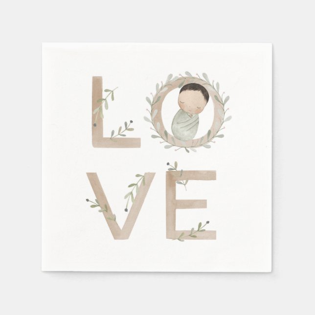 Guardanapo De Papel Amor | Novo Bebê (Frente)