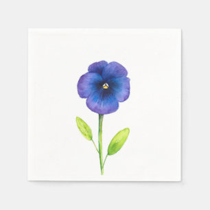 Guardanapo De Papel Amor perfeito violeta azul