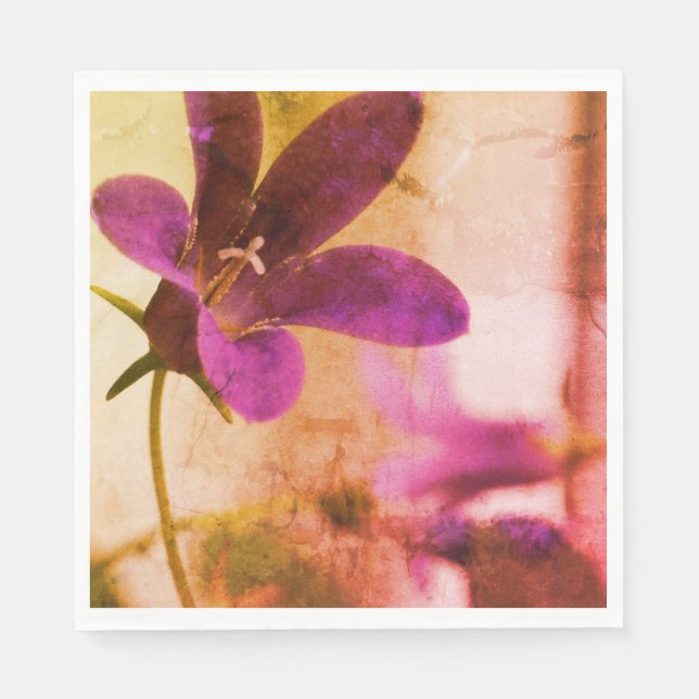 Guardanapo De Papel Amor roxo (Frente)