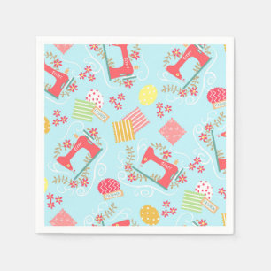 Guardanapo De Papel Amor Sewing Blue