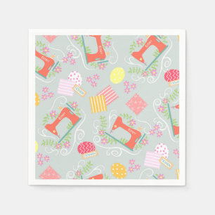 Guardanapo De Papel Amor Sewing Cinza