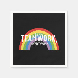 Guardanapo De Papel Amor, trabalho em equipe, e todas essas coisas hip