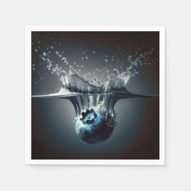 Guardanapo De Papel Amorango Pingando Na Água (Frente)