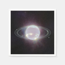 Guardanapo De Papel Anéis JWST do Planeta Netuno