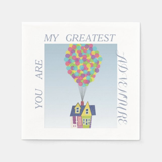 Guardanapo De Papel Anel de filme Pixar Up (Frente)