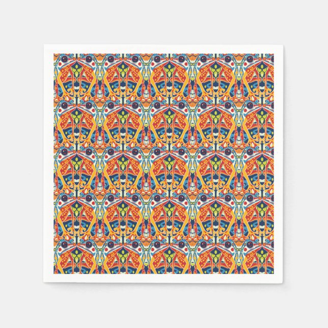 Guardanapo De Papel Anfíbio Amigos (Frente)