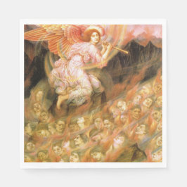 Guardanapo De Papel Angel Piping para as Almas no Inferno