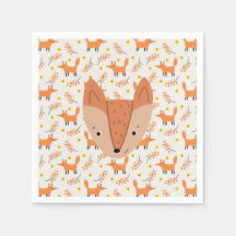 Animais da Floresta Boho Design Fox