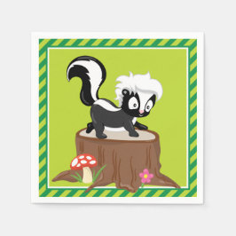Guardanapo De Papel Animais Da Floresta | Skunk