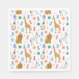 Guardanapo De Papel Animais do Partido Napkins