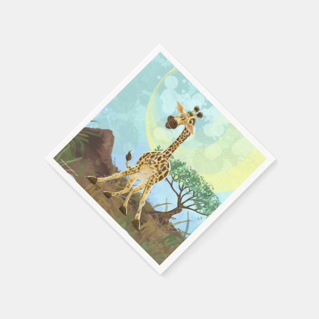 Guardanapo De Papel Animal Parade Giraffe (Canto)