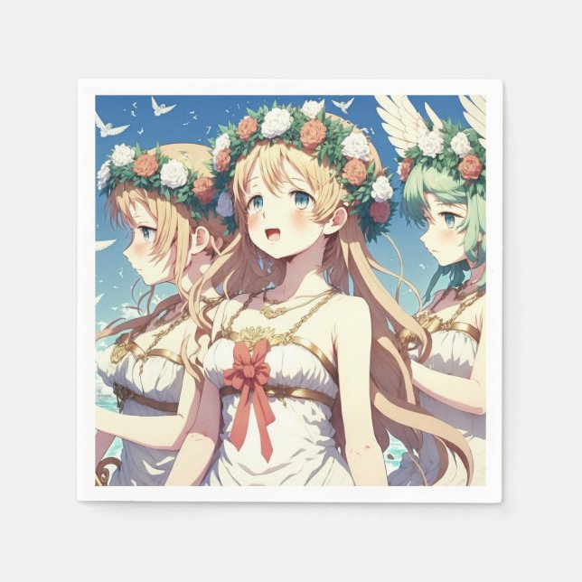 Guardanapo De Papel Anime Chor (Frente)