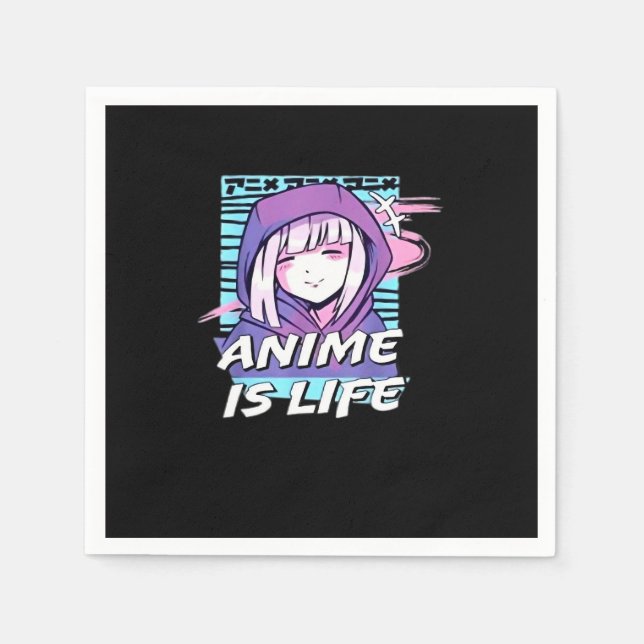 Guardanapo De Papel Anime Peekaboo Engraçado (Frente)