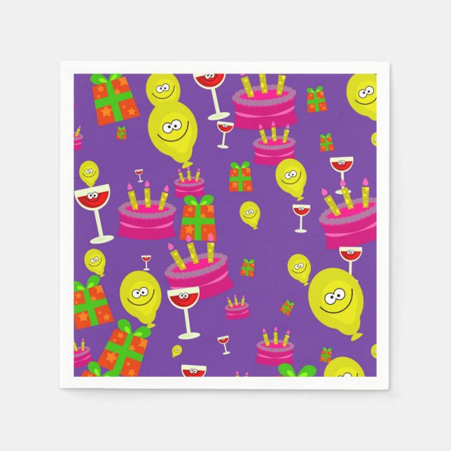 Guardanapo De Papel Aniversário (Frente)