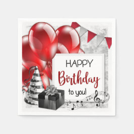 Guardanapo De Papel Aniversário