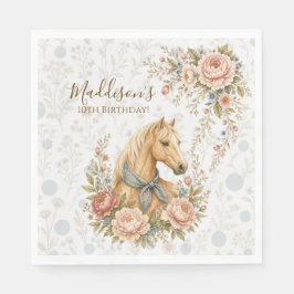 Guardanapo De Papel Aniversário Cowgirl Blue