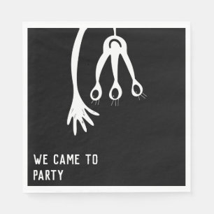 Guardanapo De Papel Aniversário da Alienígena do Pequeno Monstro