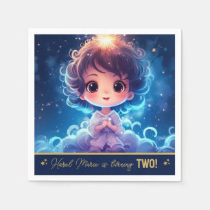 Guardanapo De Papel Aniversário da Pequena Princesa Estrelada Twinkle