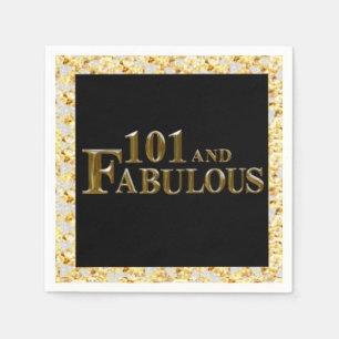 Guardanapo De Papel Aniversário de 101 anos
