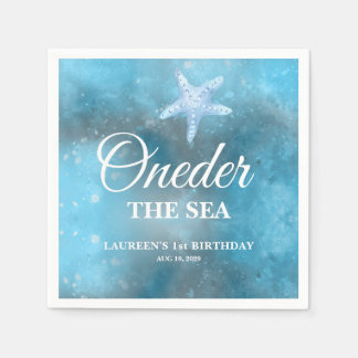 Guardanapo De Papel Aniversário de 1 ano Oneder The Sea