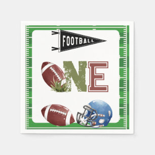 Guardanapo De Papel Aniversário de 1rua de futebol