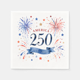 Guardanapo De Papel Aniversário de 250 anos da América Guardanapos, 4