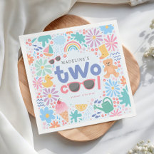 Aniversário de 2 anos Girly Two Cool Summer Splash
