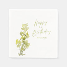 Aniversário de 30 anos de Aquarela Botânica Verde 