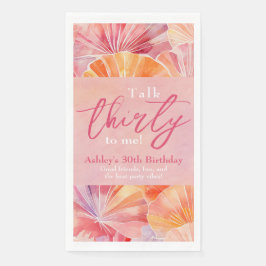 Guardanapo De Papel aniversário de 30 anos fala 30 comigo