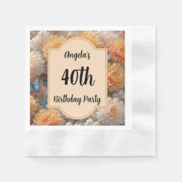 Guardanapo De Papel aniversário de 40 anos