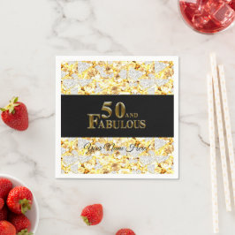 Guardanapo De Papel Aniversário de 50 anos