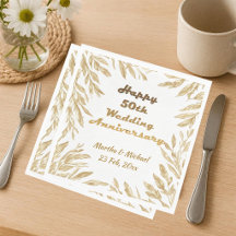 Aniversário de 50 Anos de Casamento Tipografia Fol