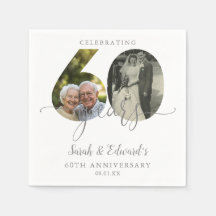 Aniversário de 60 anos de Casamento Elegante 2 Fot