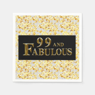 Guardanapo De Papel Aniversário de 99 anos