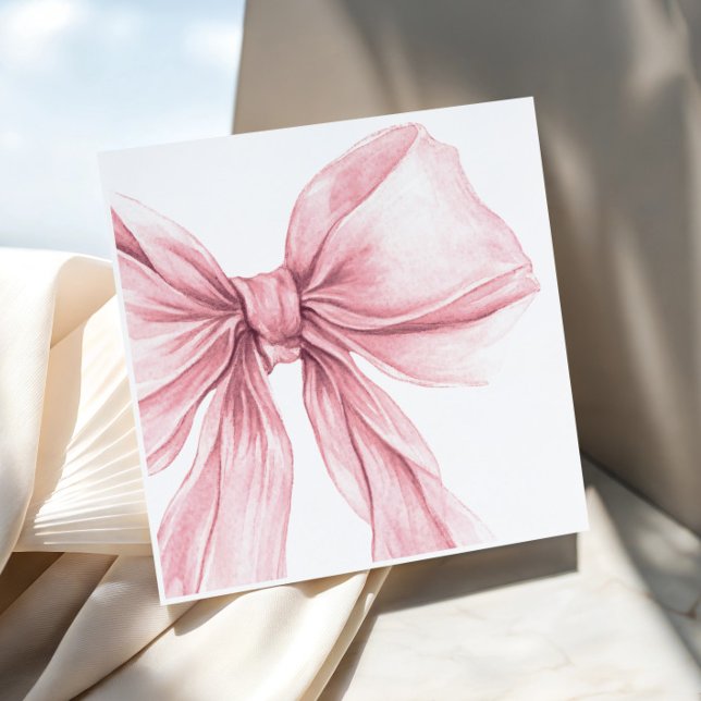 Guardanapo De Papel Aniversário de Arco Rosa-Rosa-Blush Super Elegante (Criador carregado)