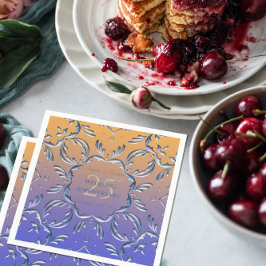 Guardanapo De Papel Aniversário de Casamento do 25 Clássico Elegante