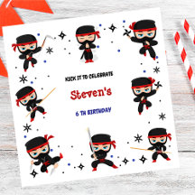Aniversário de criança estilo Ninja