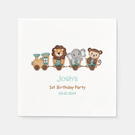 Guardanapo De Papel ANIVERSÁRIO DE CRIANÇA Fiesta do trem TOTALMENTE
