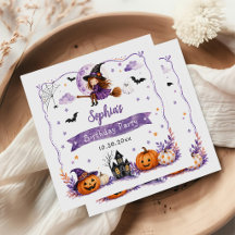 Aniversário de Halloween com Aquarela Fofa