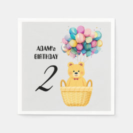 Guardanapo De Papel aniversário de nome personalizado