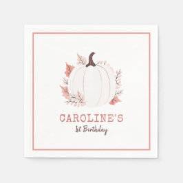 Guardanapo De Papel Aniversário de Pequeno Abóbora