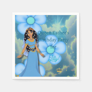 Guardanapo De Papel Aniversário de Royalty da Rainha Esther
