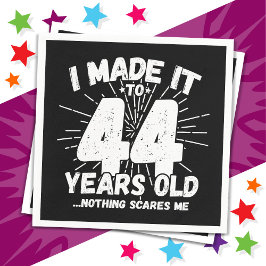 Guardanapo De Papel Aniversário do 44 Sarcastic Meme, 44 anos