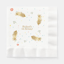 Aniversário do Cachorro Verde ouro