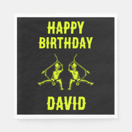 Guardanapo De Papel Aniversário do Cavaleiro do Patinete Trick