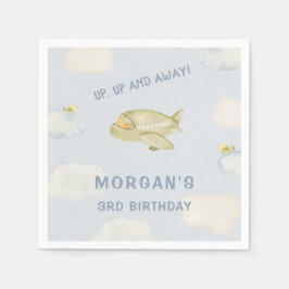 Guardanapo De Papel Aniversário do Esquilo do Plano Hidrológico para C