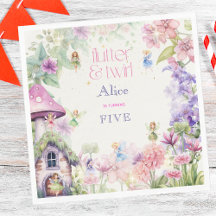 Aniversário do "Flautiter and twirt Fairy Garden W